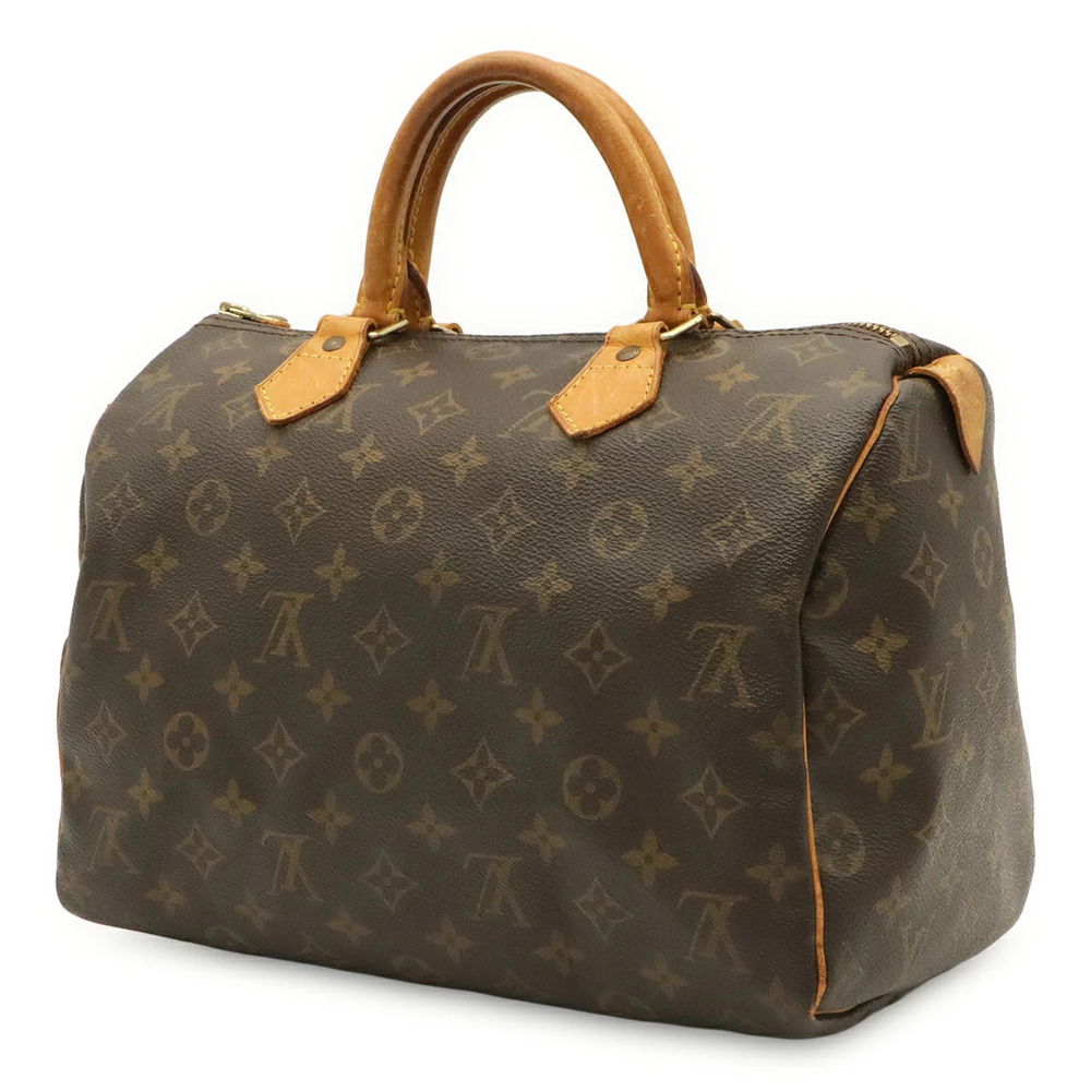 Louis Vuitton Bag Handbag Speedy Monogram Boston Brown